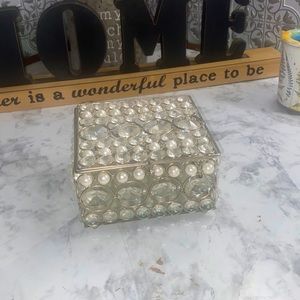 Beautiful glass and crystal box